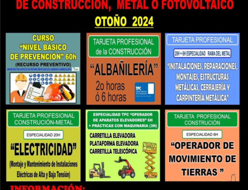 LA UPS OFERTA CURSOS PARA LA FORMACIÓN EN EL EMPLEO EN LOS SECTORES DE LA CONSTRUCCIÓN, METAL O FOTOVOLTAICO